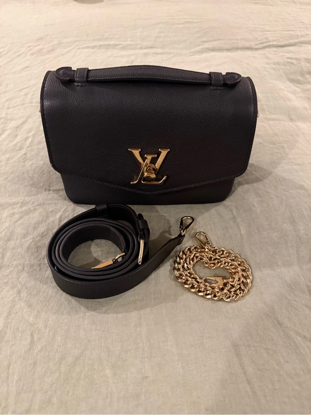 Authentic Louis Vuitton Oxford Calf Skin Bag
